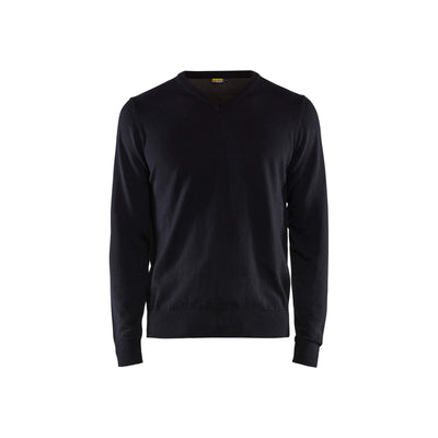 Blaklader 35902122 Knitted Pullover Sweater Dark Navy Blue Main #colour_dark-navy-blue