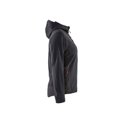 Blaklader 59412536 Knitted Womens Jacket Dark Grey/Black Right #colour_dark-grey-black