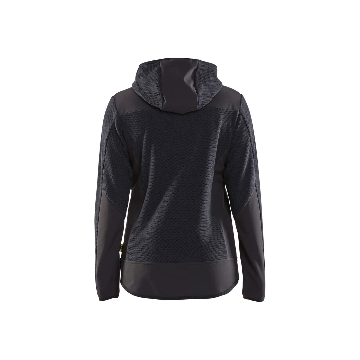 Blaklader 59412536 Knitted Womens Jacket Dark Grey/Black Rear #colour_dark-grey-black