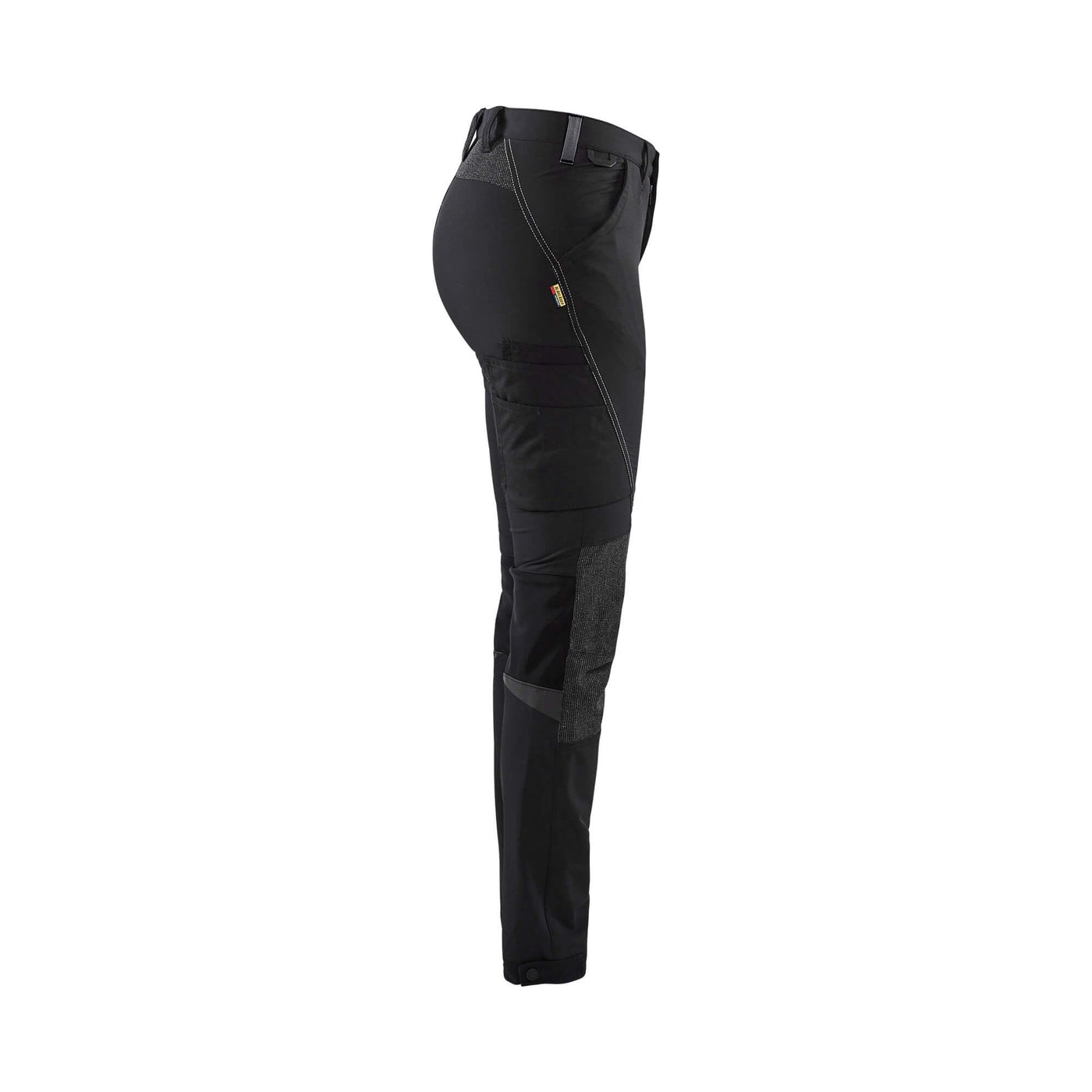Blaklader 71221645 Ladies 4-Way-Stretch Trousers Cordura Black/Dark Grey Right #colour_black-dark-grey