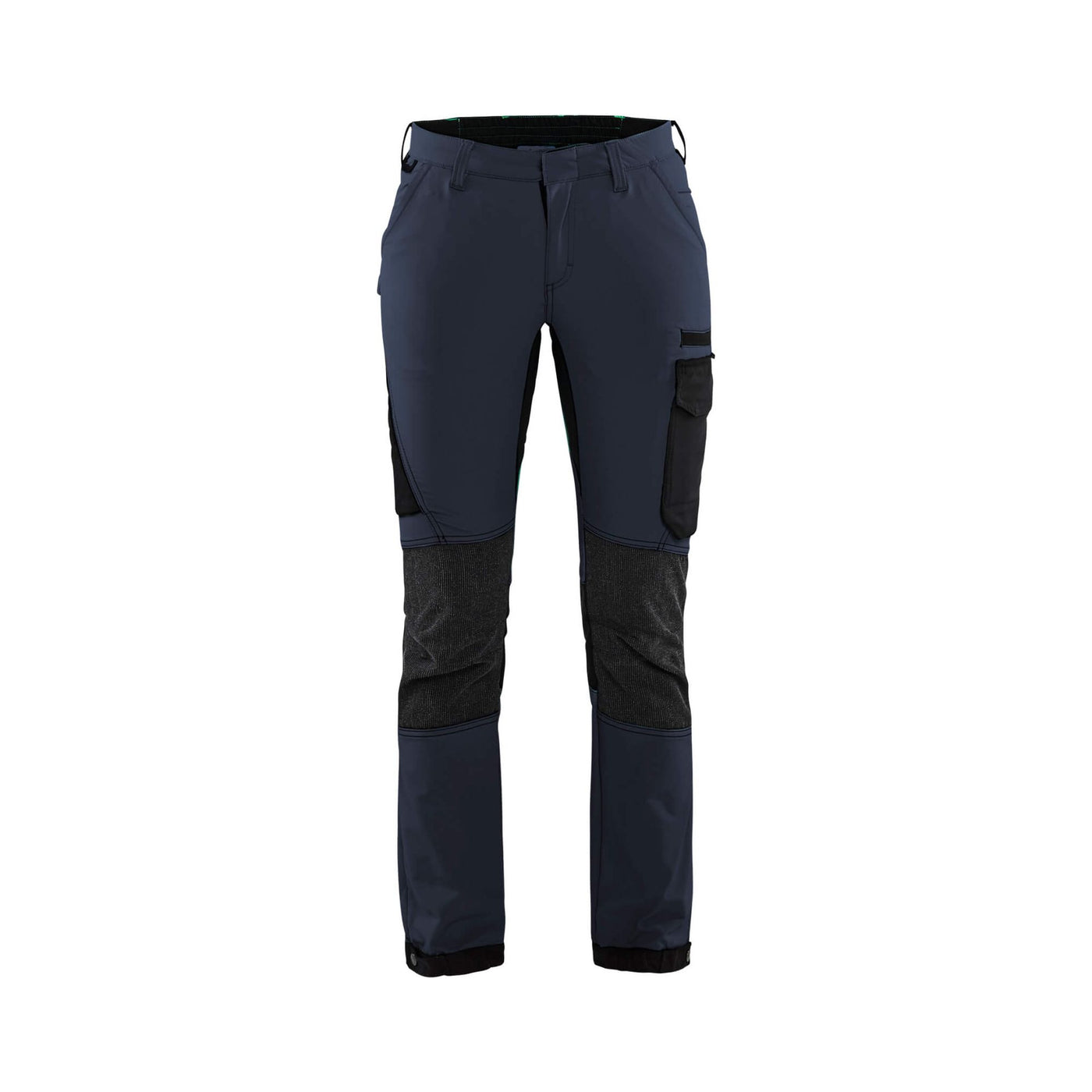 Blaklader 71221645 Ladies 4-Way-Stretch Trousers Cordura Dark Navy Blue/Black Main #colour_dark-navy-black