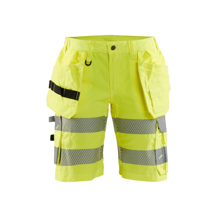 Blaklader 71861811 Ladies Hi-Vis Shorts Stretch Hi-Vis Yellow Main #colour_yellow