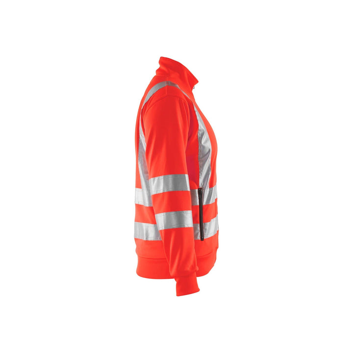 Blaklader 33081974 Ladies Hi-Vis Sweatshirt Hi-Vis Red Right #colour_hi-vis-red