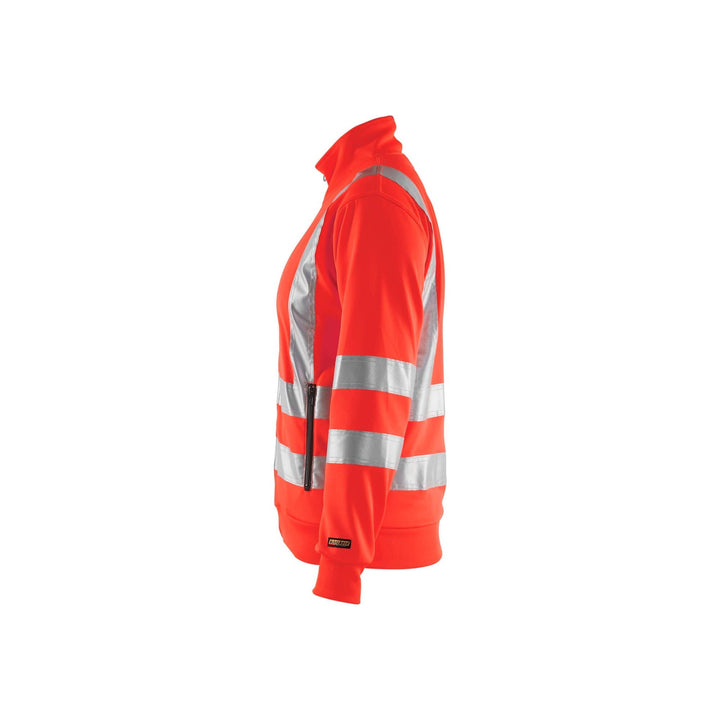 Blaklader 33081974 Ladies Hi-Vis Sweatshirt Hi-Vis Red Left #colour_hi-vis-red