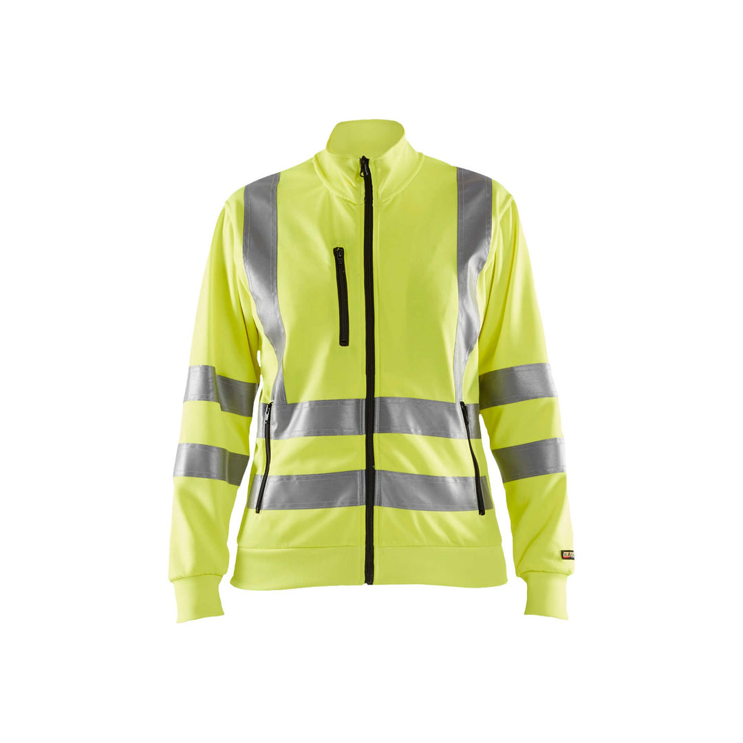 Blaklader 33081974 Ladies Hi-Vis Sweatshirt Hi-Vis Yellow Main #colour_yellow