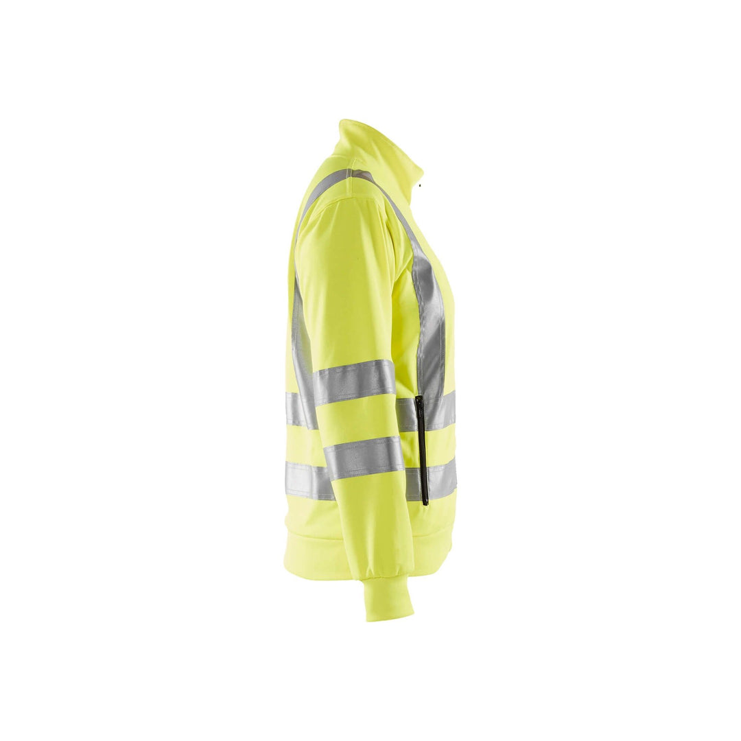 Blaklader 33081974 Ladies Hi-Vis Sweatshirt Hi-Vis Yellow Right #colour_yellow