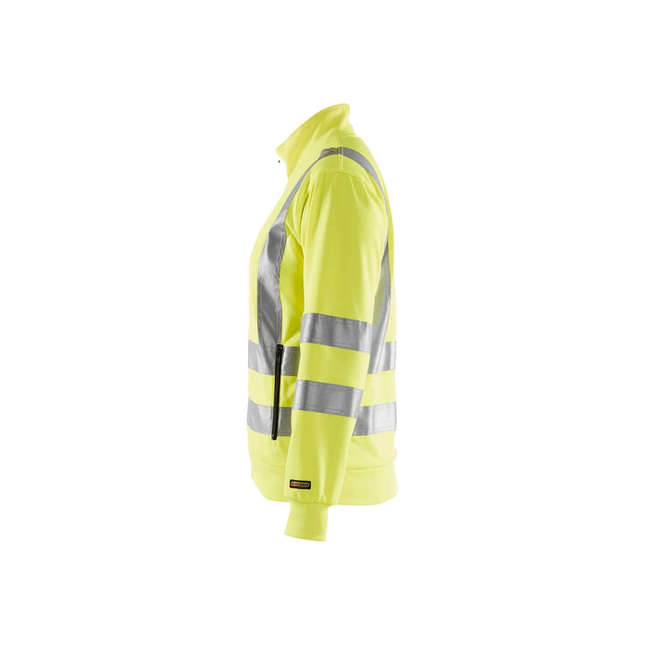 Blaklader 33081974 Ladies Hi-Vis Sweatshirt Hi-Vis Yellow Left #colour_yellow