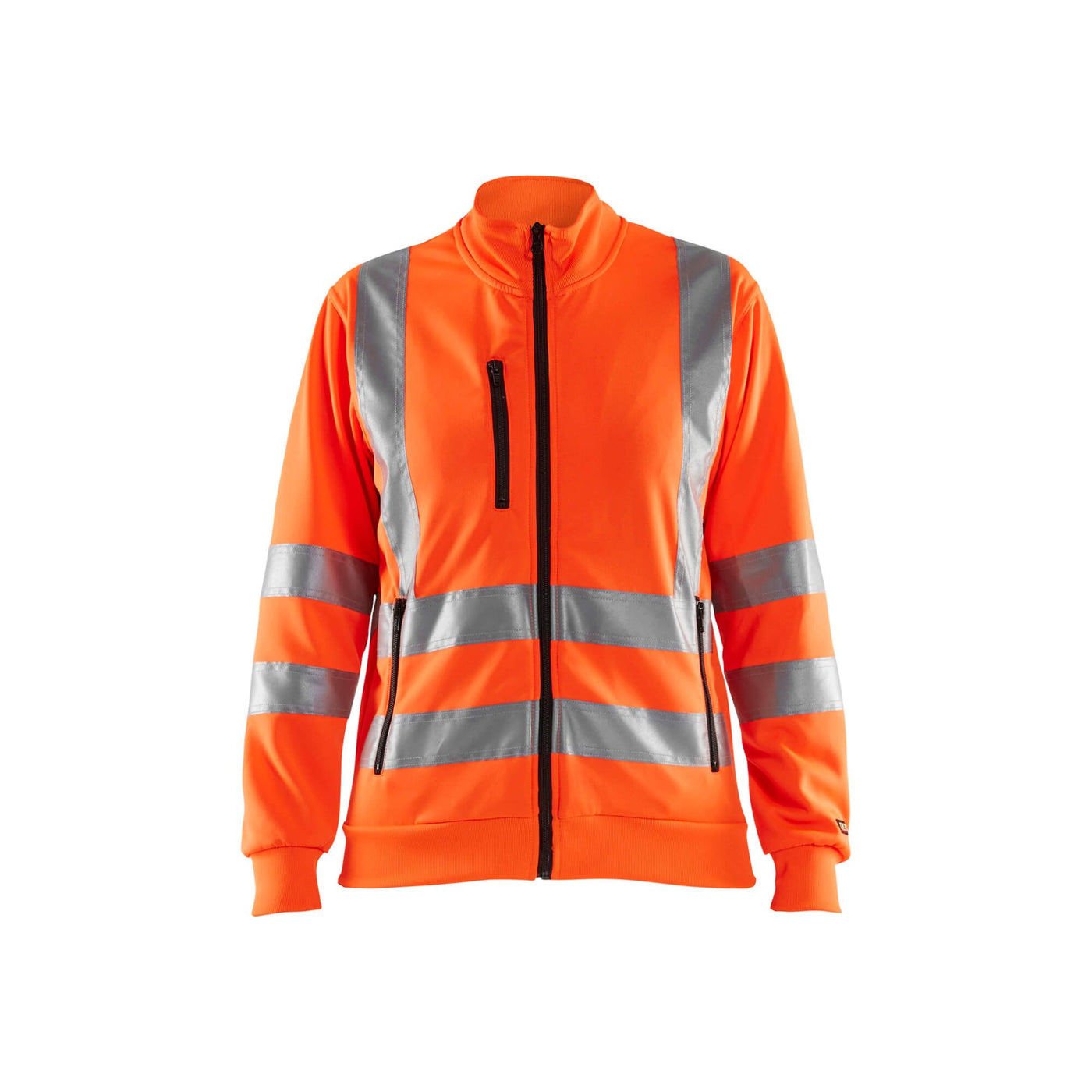 Blaklader 33081974 Ladies Hi-Vis Sweatshirt Orange Main #colour_orange