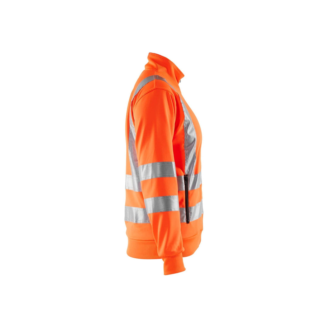 Blaklader 33081974 Ladies Hi-Vis Sweatshirt Orange Right #colour_orange