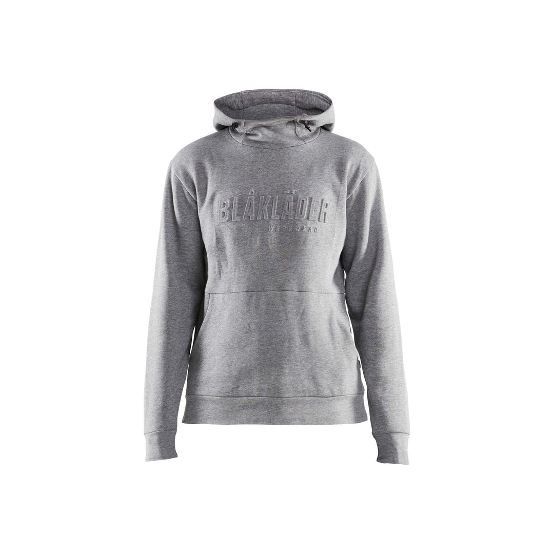 Blaklader 35601157 Ladies Hoodie 3D Grey Melange Main #colour_grey-melange