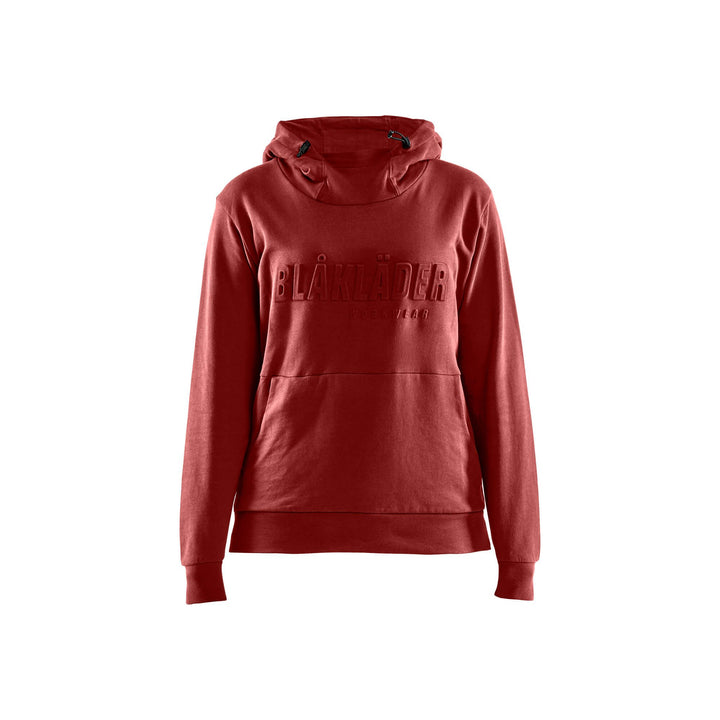 Blaklader 35601158 Ladies Hoodie 3D Burned Red Main #colour_burned-red