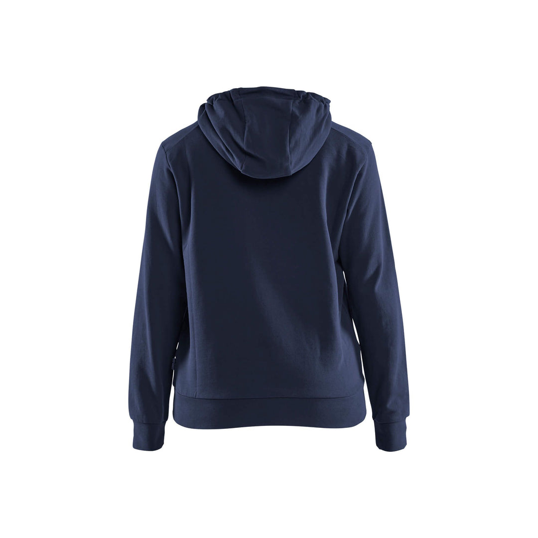 Blaklader 35601158 Ladies Hoodie 3D Dark Navy Blue Rear #colour_dark-navy-blue