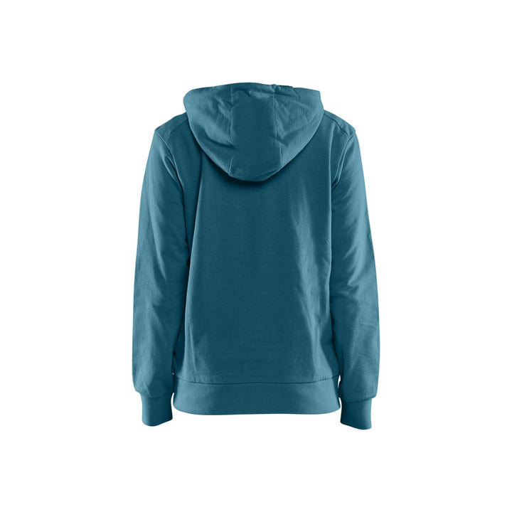 Blaklader 35601158 Womens Hoodie 3D Teal Rear #colour_teal