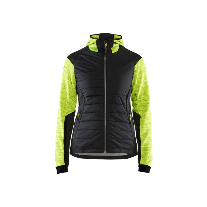 Blaklader 59312117 Ladies Hybrid Jacket Yellow/Black Main #colour_yellow-black