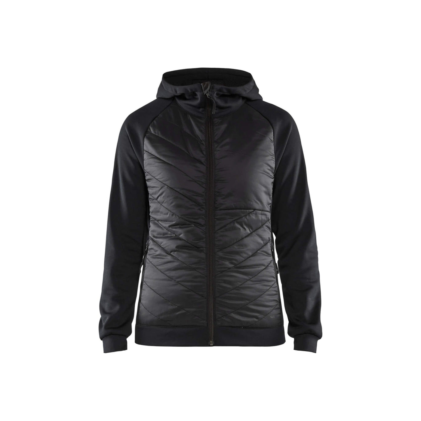 Blaklader 34642526 Ladies Hybrid Sweater Black/Dark Grey Main #colour_black-dark-grey