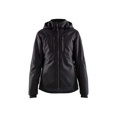 Blaklader 49721977 Ladies Lightweight Waterproof Jacket Black Main #colour_black