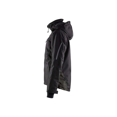 Blaklader 49721977 Ladies Lightweight Waterproof Jacket Black Left #colour_black