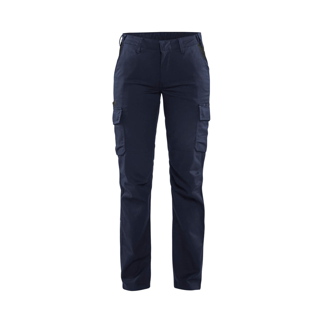 Blaklader 71441832 Ladies Stretch Trousers Dark Navy Blue/Black Main #colour_dark-navy-black