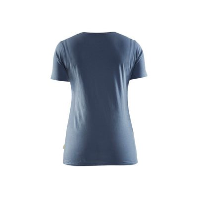 Blaklader 34311042 Ladies T-Shirt 3D Numb Blue Rear #colour_numb-blue