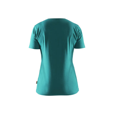Blaklader 34311042 Womens T-Shirt 3D Teal Rear #colour_teal