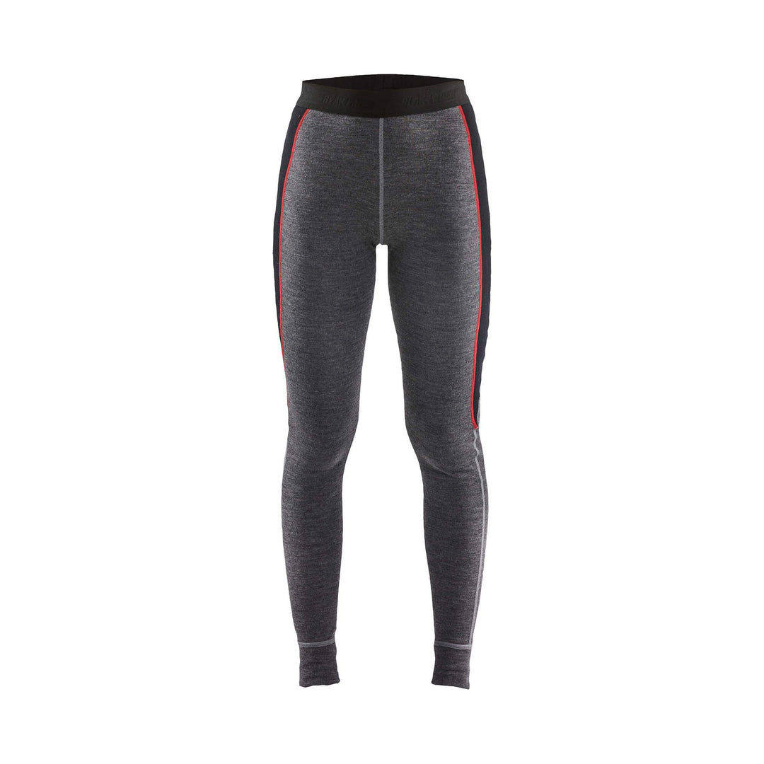 Blaklader 72451736 Ladies Thermal Leggings Mid Grey/Black Main #colour_mid-grey-black