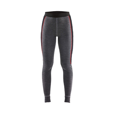 Blaklader 72451736 Ladies Thermal Leggings Mid Grey/Black Main #colour_mid-grey-black