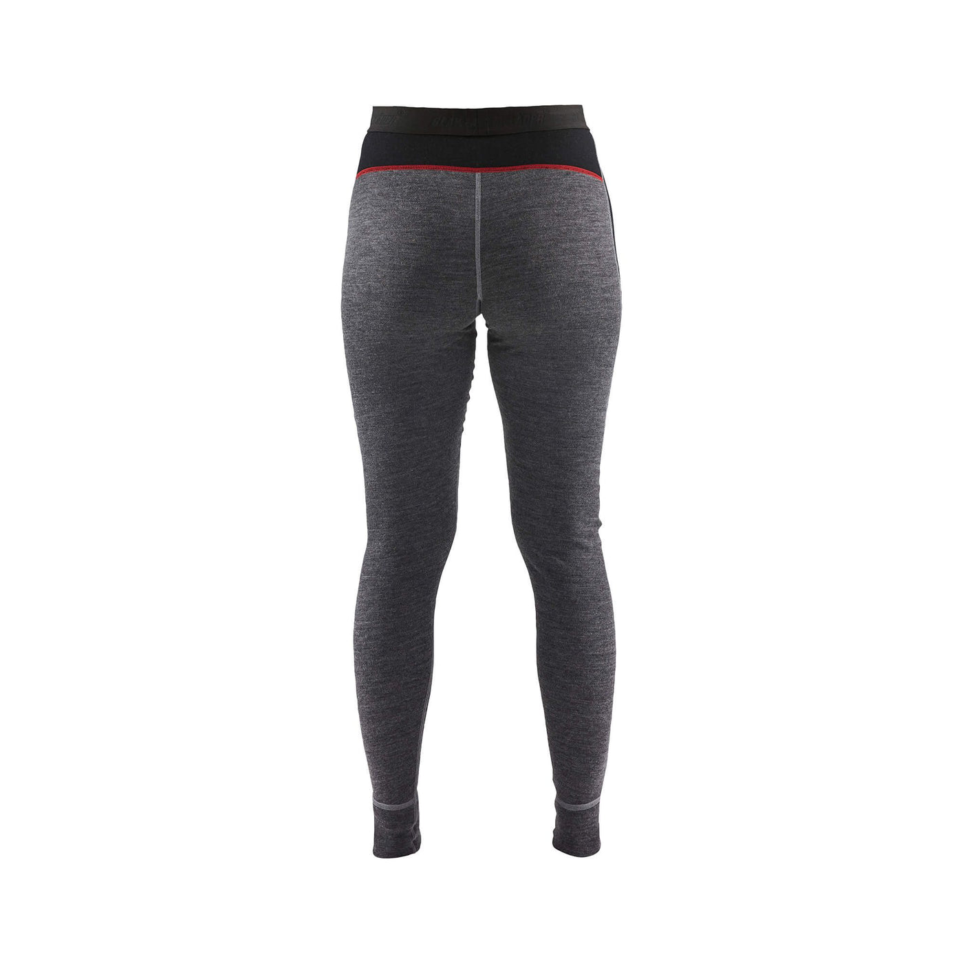 Blaklader 72451736 Ladies Thermal Leggings Mid Grey/Black Rear #colour_mid-grey-black