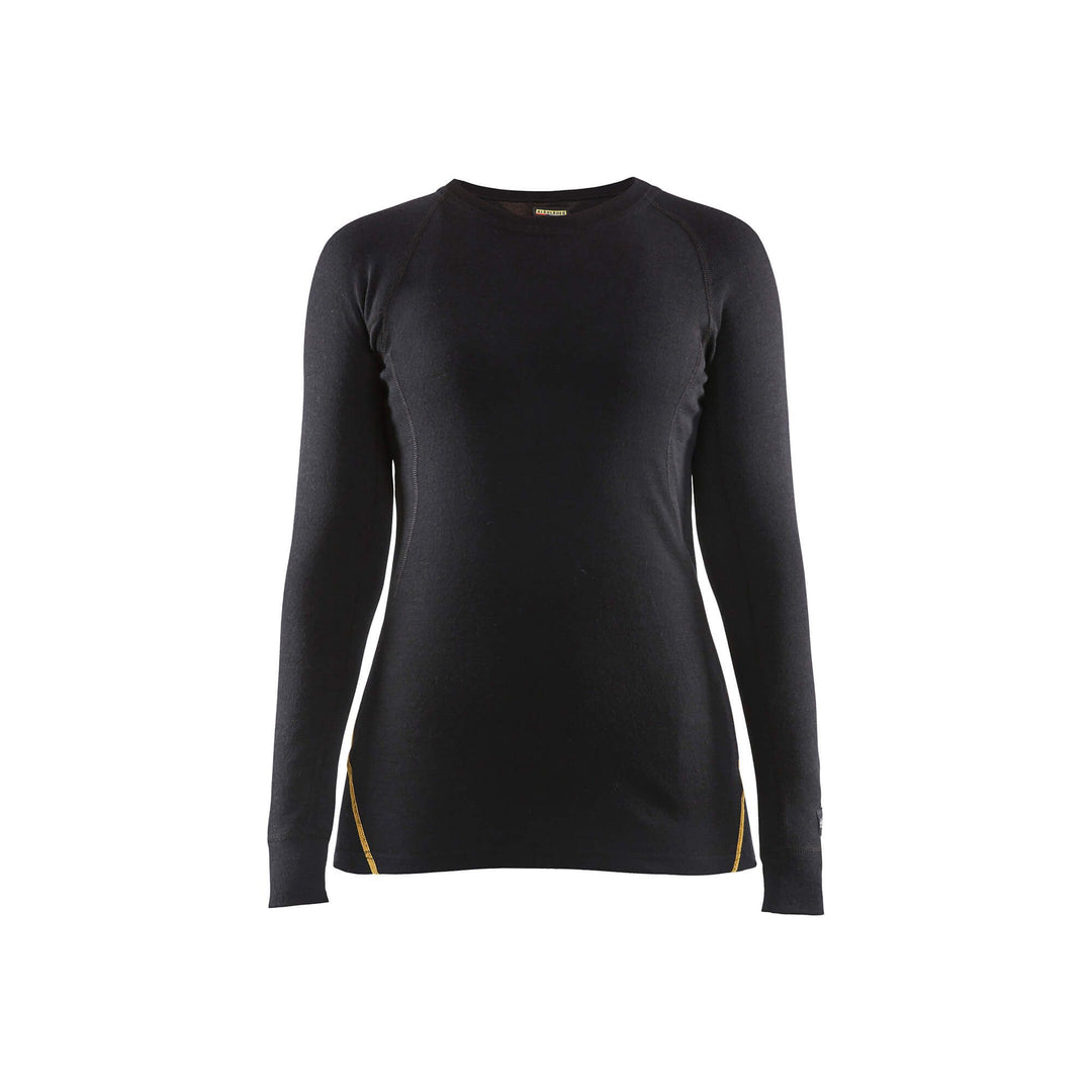 Blaklader 72131075 Ladies Thermal Top Flame-Retardant Black Main #colour_black