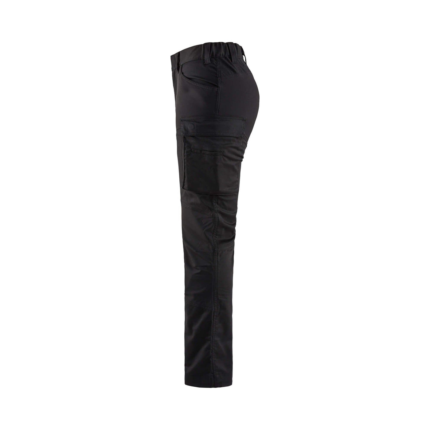 Blaklader 71471830 Ladies Trousers Stretch Black Left #colour_black