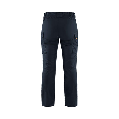 Blaklader 71471830 Ladies Trousers Stretch Dark Navy Blue Rear #colour_dark-navy-blue