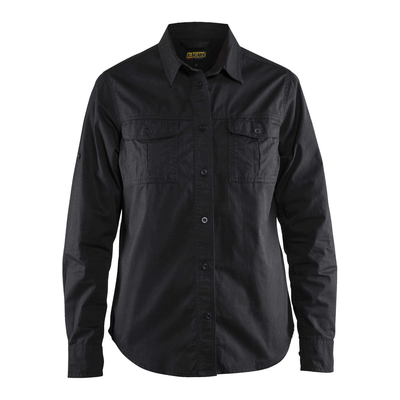 Blaklader 32081135 Ladies Twill Shirt Black Main #colour_black