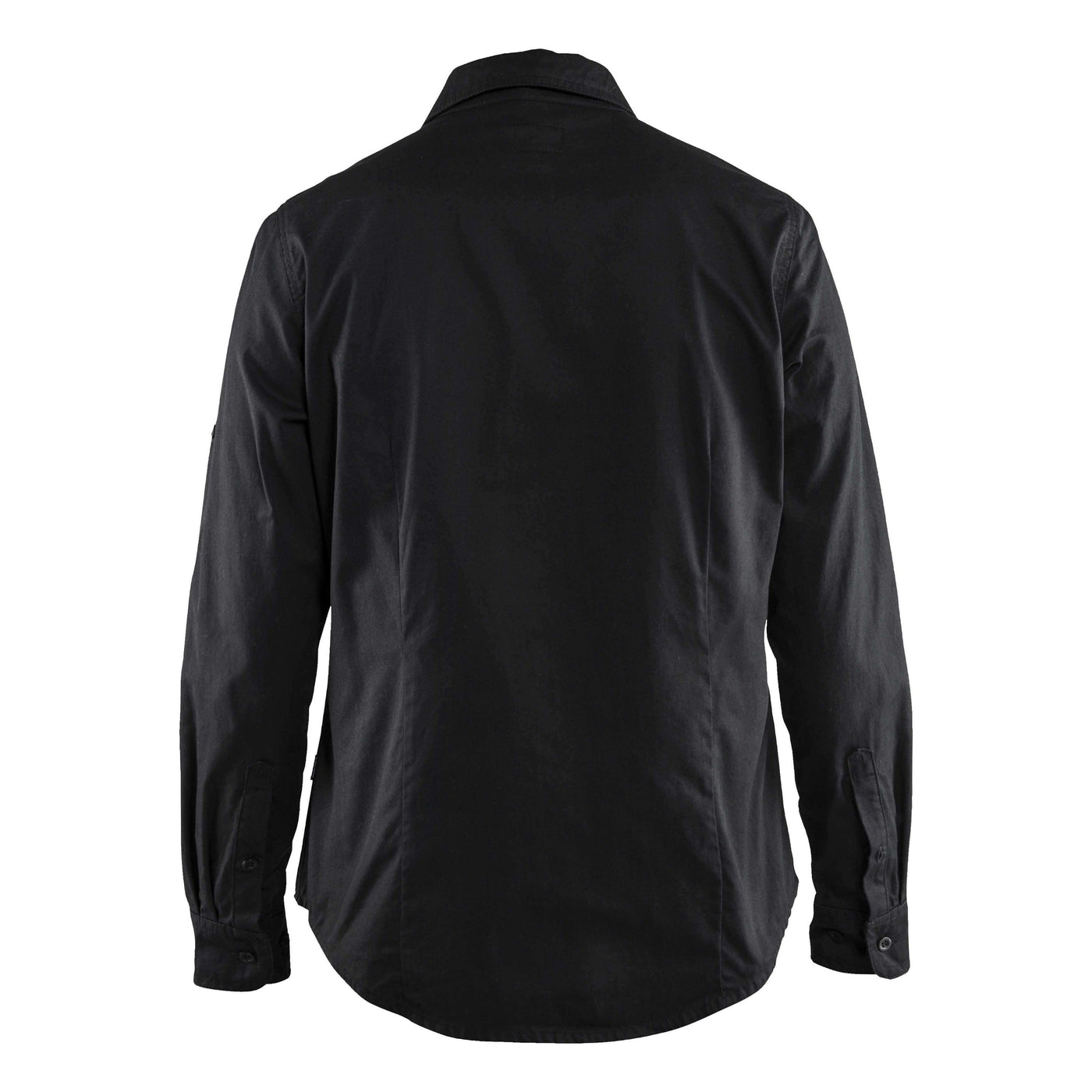 Blaklader 32081135 Ladies Twill Shirt Black Rear #colour_black
