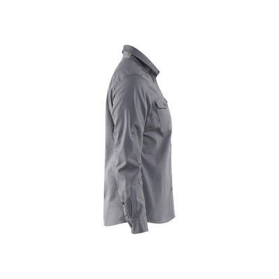 Blaklader 32081135 Ladies Twill Shirt Grey Right #colour_grey