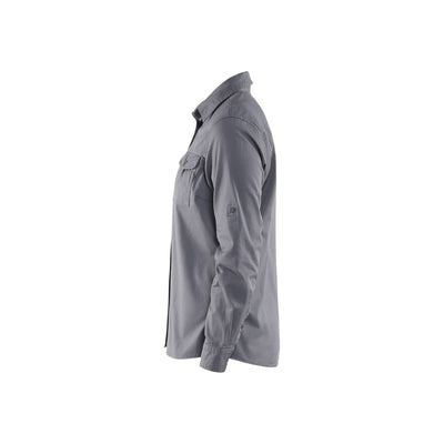 Blaklader 32081135 Ladies Twill Shirt Grey Left #colour_grey