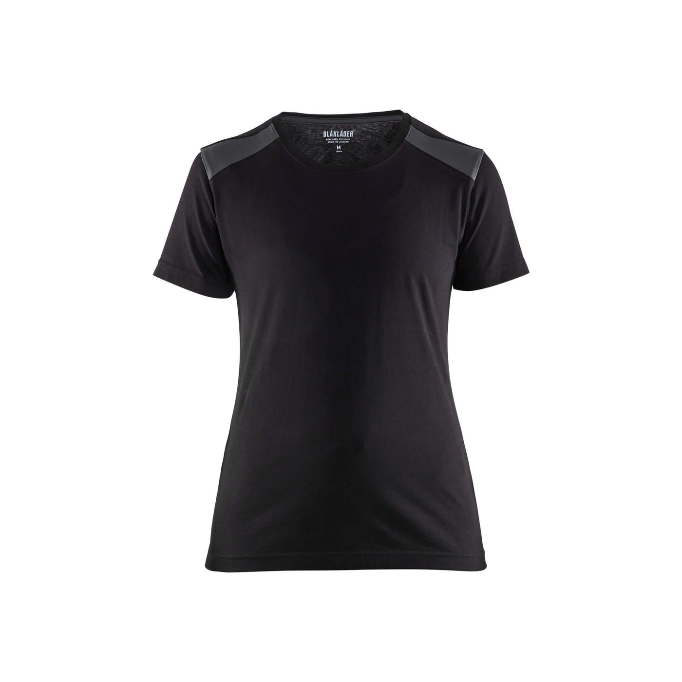Blaklader 34791042 Ladies Work T-Shirt Black/Dark Grey Main #colour_black-dark-grey