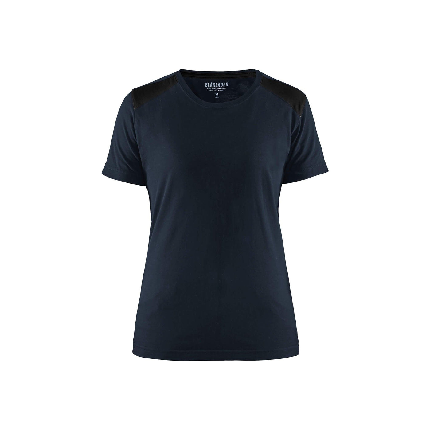 Blaklader 34791042 Ladies Work T-Shirt Dark Navy Blue/Black Main #colour_dark-navy-black