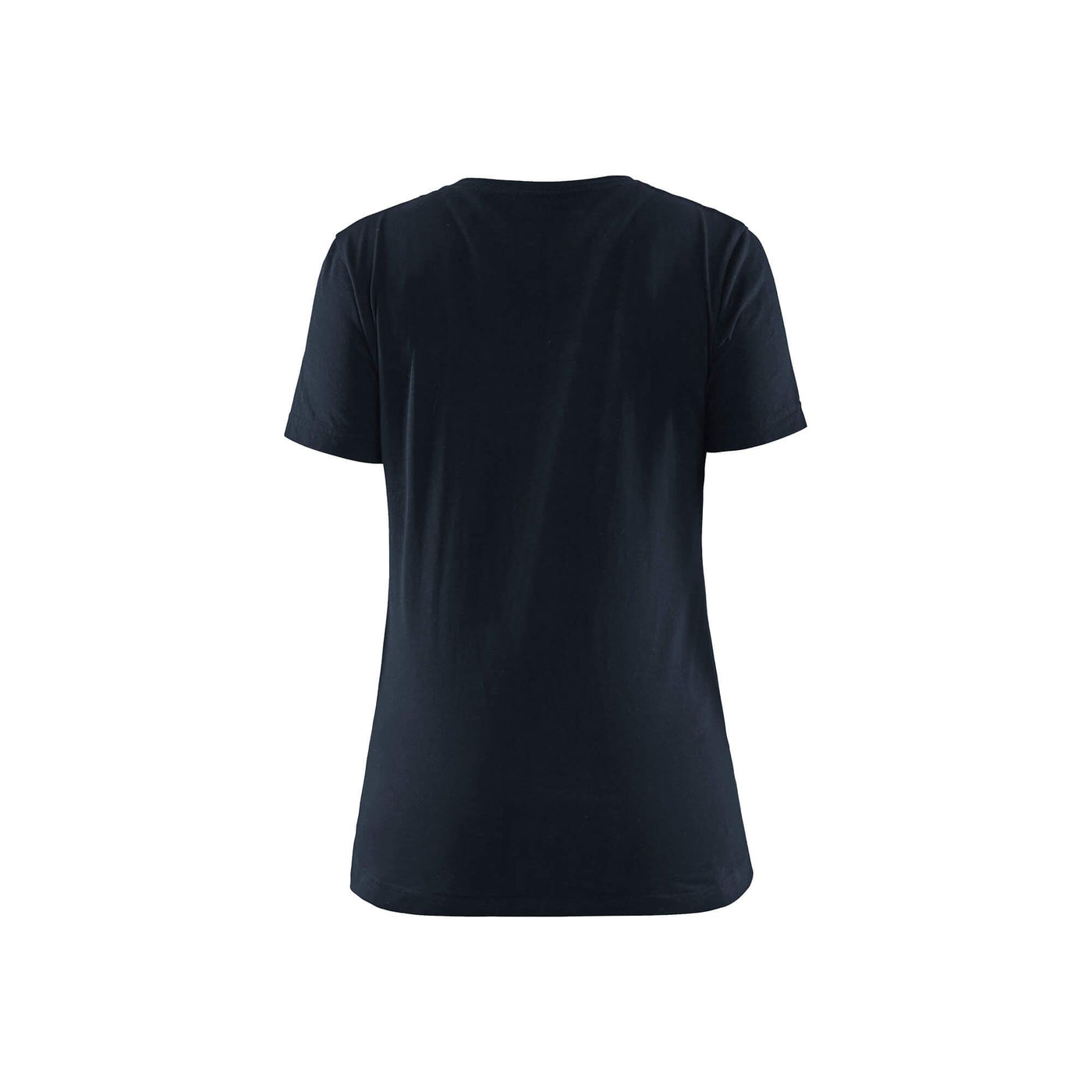 Blaklader 34791042 Ladies Work T-Shirt Dark Navy Blue/Black Rear #colour_dark-navy-blue-black
