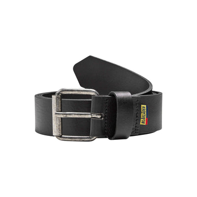 Blaklader 40520000 Leather Work Belt Black Main #colour_black