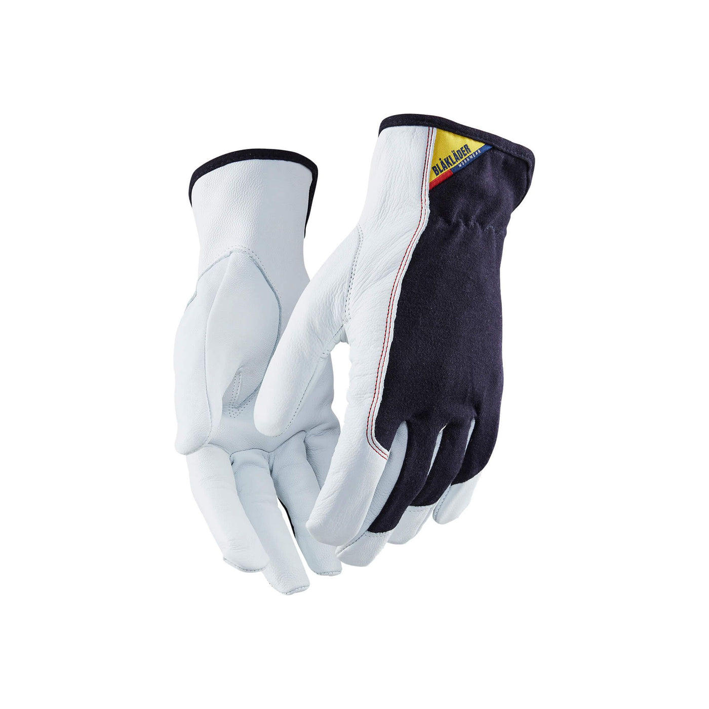 Blaklader 28031458 Leather Work Gloves Dark Navy Blue/White Main #colour_dark-navy-blue-white