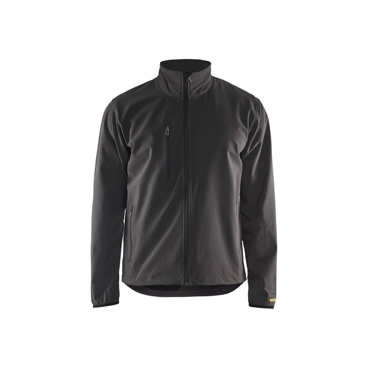 Blaklader 49522518 Light Softshell Jacket Dark Grey/Black Main #colour_dark-grey-black