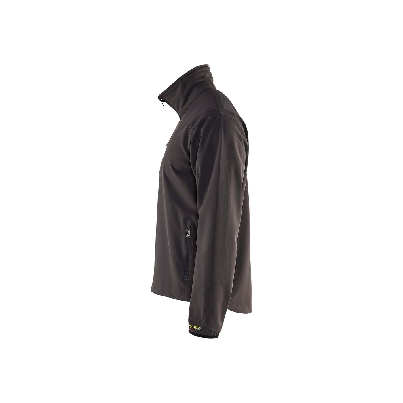 Blaklader 49522518 Light Softshell Jacket Dark Grey/Black Left #colour_dark-grey-black