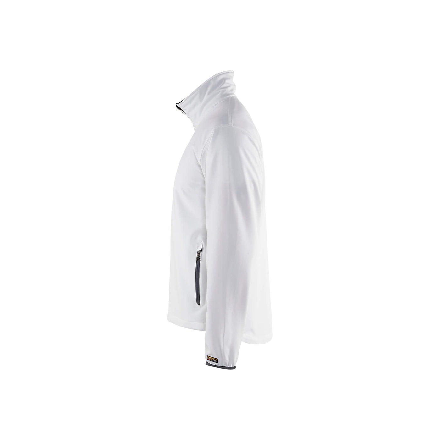 Blaklader 49522518 Light Softshell Jacket White/Grey Left #colour_white-grey