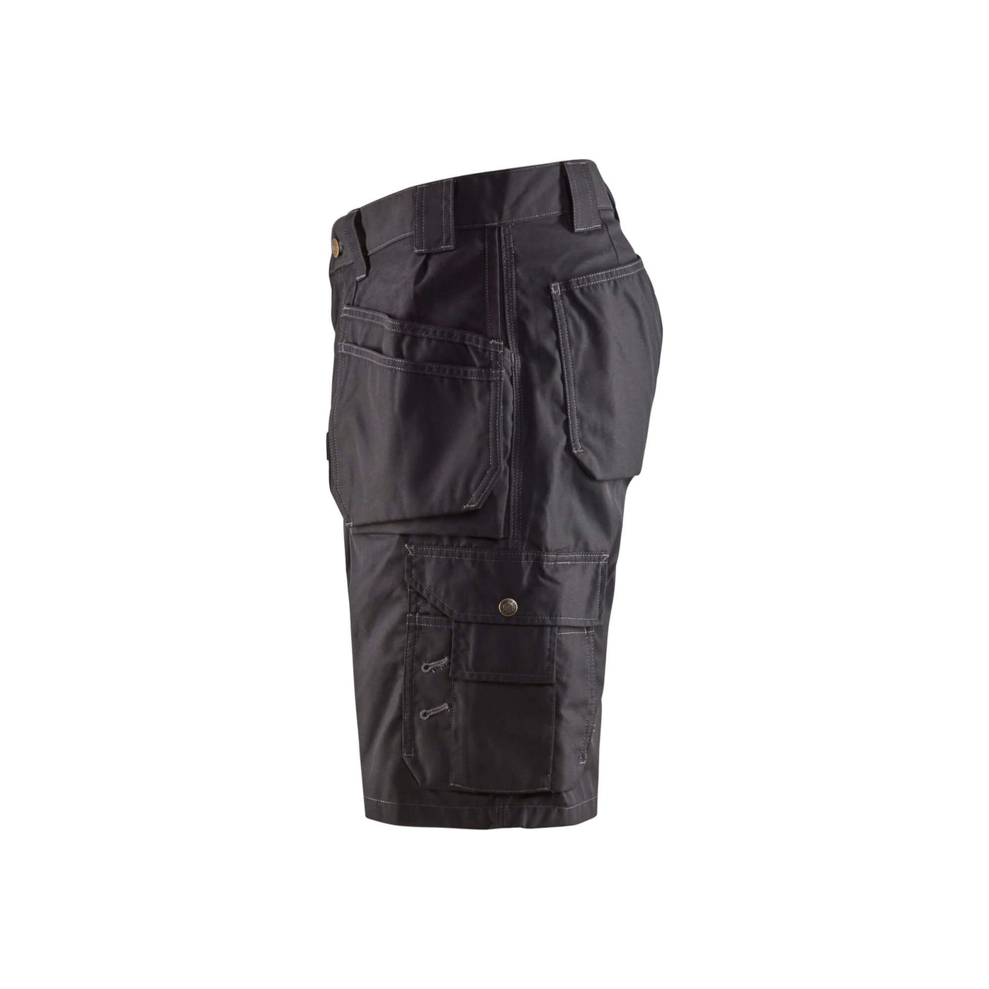 Blaklader 15261845 Lightweight Craftsman Shorts Black Left #colour_black
