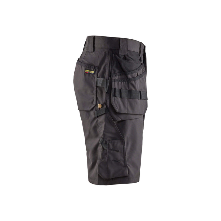 Blaklader 15261845 Lightweight Craftsman Shorts Dark Grey/Black Right #colour_dark-grey-black