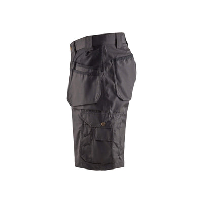 Blaklader 15261845 Lightweight Craftsman Shorts Dark Grey/Black Left #colour_dark-grey-black