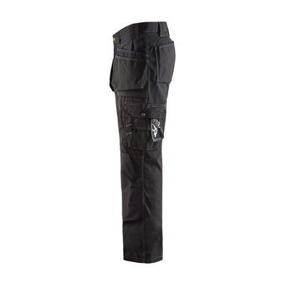 Blaklader 15251845 Lightweight Craftsman Trousers Black Left #colour_black