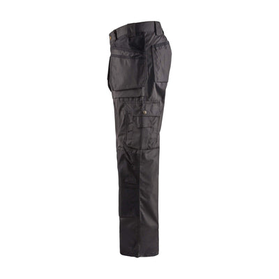 Blaklader 15251845 Lightweight Craftsman Trousers Dark Grey/Black Left #colour_dark-grey-black
