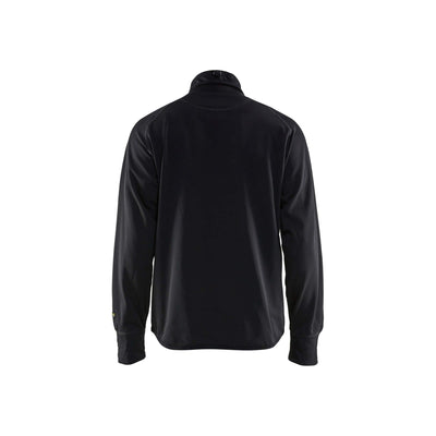 Blaklader 48442522 Lightweight Fleece Jacket Black Rear #colour_black