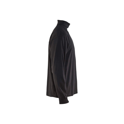 Blaklader 33201040 Long-Sleeve Polo Neck Black Right #colour_black