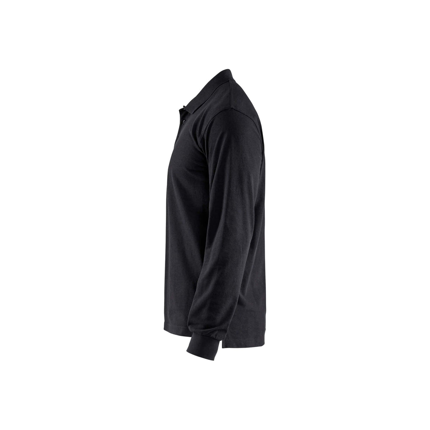 Blaklader 33881050 Long-Sleeve Polo Shirt Black Left #colour_black